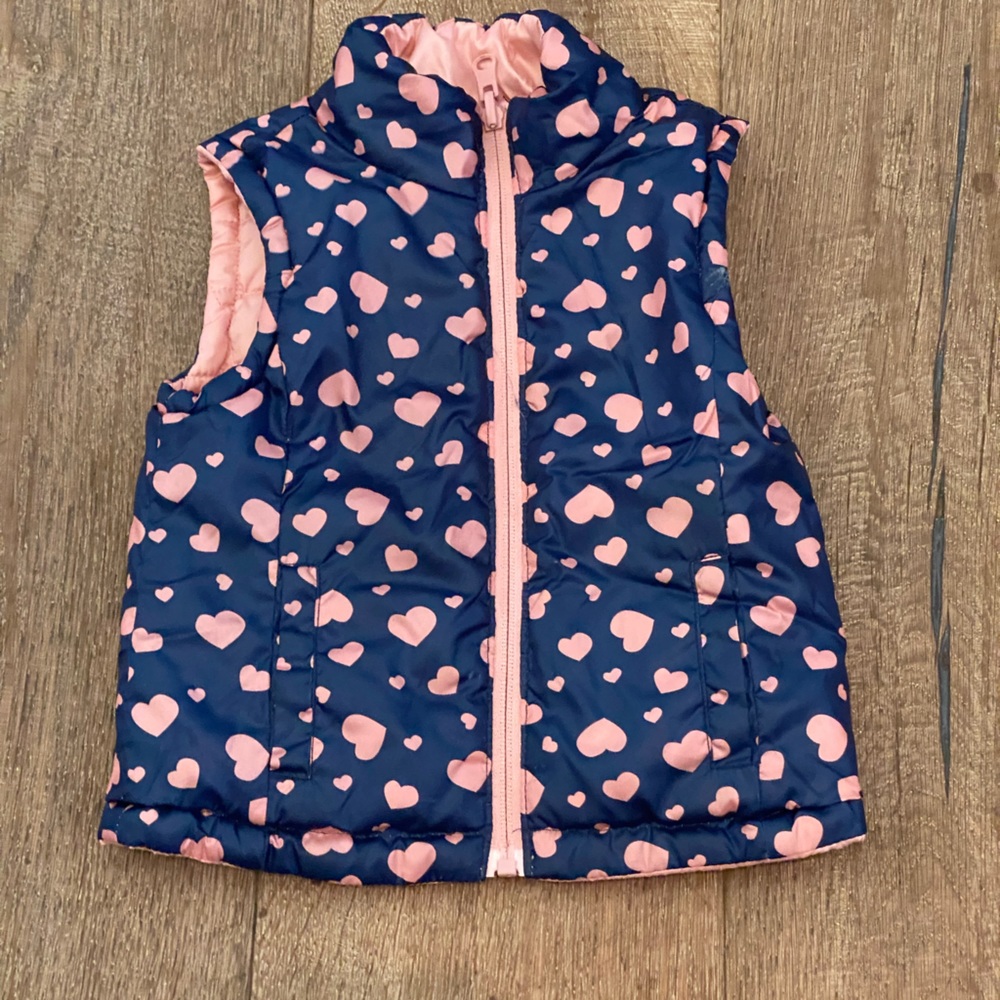 Little girls reversible vest. Urban republic size 24 month.